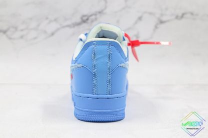 Off-White Nike Air Force 1 Low MCA Blue heel