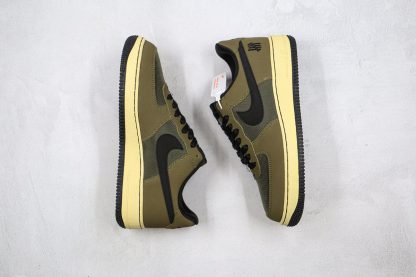 Undefeated x Nike Air Force 1 Low Ballistic Cargo black swoosh