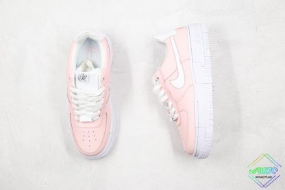 Women Nike Air Force 1 Pixel Pink tongue