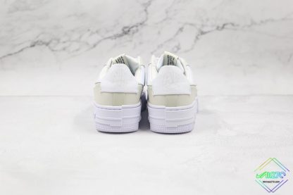 Women Nike Air Force 1 Pixel White Beige heel