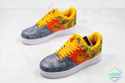 nk Air Force 1 Low 07 Dark Sulfur Team Orange