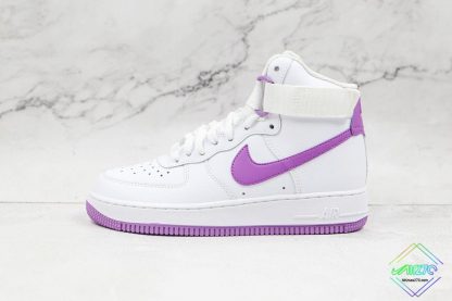 Air Force 1 High White Dark Orchid