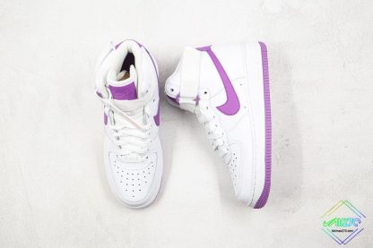 Air Force 1 High White Dark Orchid for men