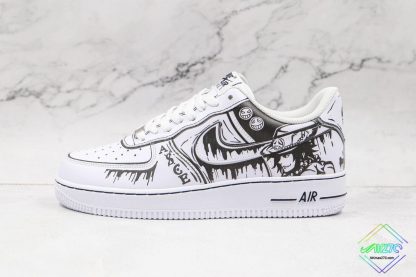 Custom Nike Air Force 1 one Piece White Black