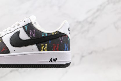 Nike Air Force 1 07 NY Logo Black White shoes