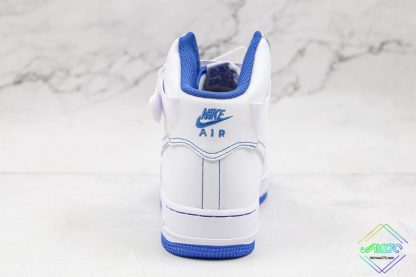 Nike Air Force 1 High Blue Stitching heel