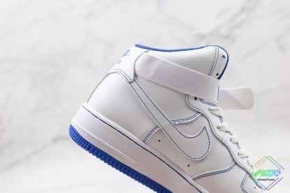 Nike Air Force 1 High Blue Stitching lateral