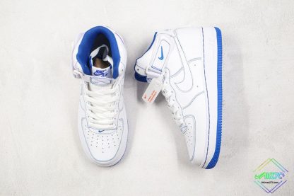 Nike Air Force 1 High Blue Stitching tongue