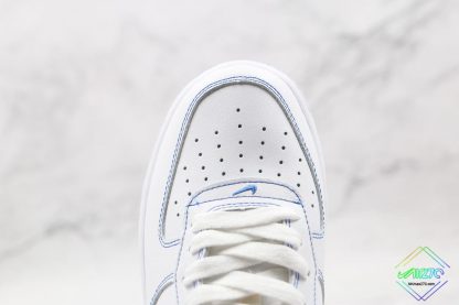 Nike Air Force 1 High Blue Stitching vamp