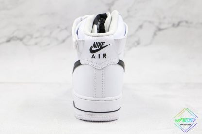 Nike Air Force 1 High White Black CK4369-100 back heel