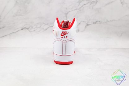 Nike Air Force 1 High White Red CV1753-100 heel