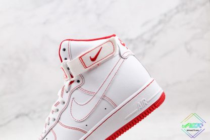 Nike Air Force 1 High White Red CV1753-100 sneaker