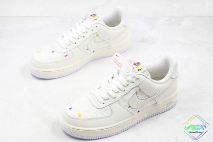 Nike Air Force 1 Low Beige Korean Print shoes
