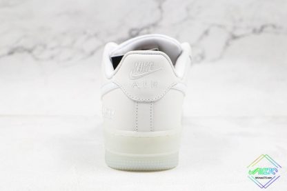 Nike Air Force 1 Low GTX Summer Shower Triple White back heel