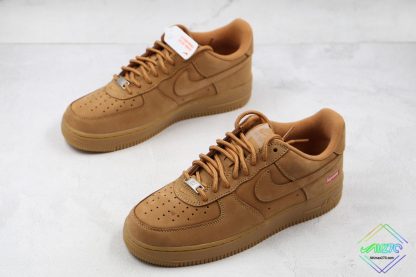 Nike Air Force 1 Low Supreme Flax Wheat overall
