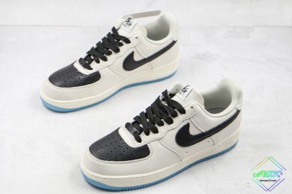 Nike Air Force 1 Low White Black Blue overall