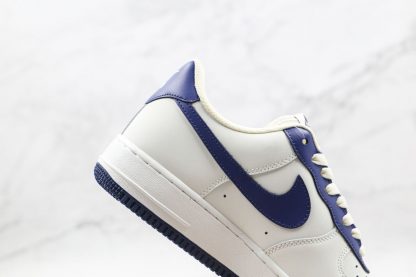 Nike Air Force 1 Low White Navy Blue lateral side