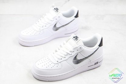 Nike Air Force 1 Low Zig Zag White Black shoes