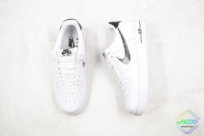 Nike Air Force 1 Low Zig Zag White Black tongue