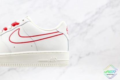 Nike Air Force 1 White Gym Red shoes