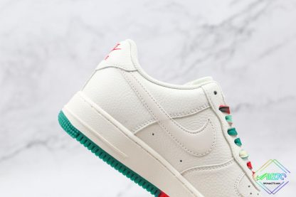 Nike Air Force One Red Green lateral