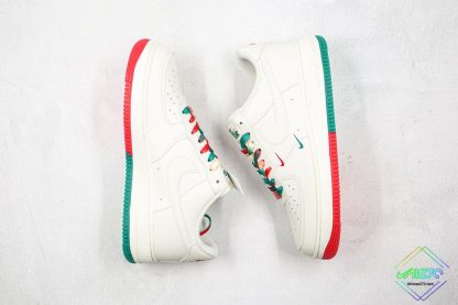 Nike Air Force One Red Green panling