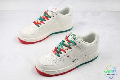 Nike Air Force One Red Green sneaker