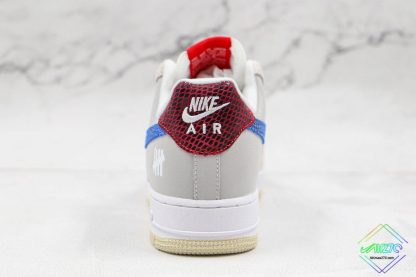 Undefeated X Nike Air Force 1 Low 5 On It red heel