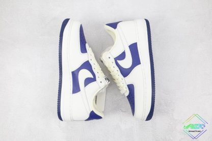 Air Force 1 07 White Navy Blue lateral side