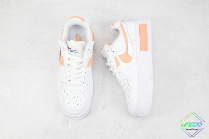 Air Force 1 Fontanka White Orange tongue