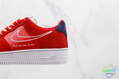 Air Force 1 Low Nike First Use University Red suede