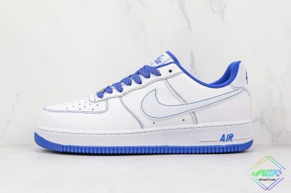 Air Force 1 Low Nike White Blue Stitching