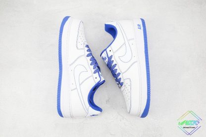 Air Force 1 Low Nike White Blue Stitching Panling