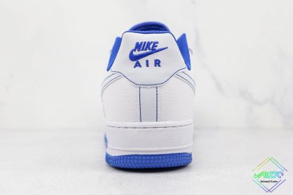 Air Force 1 Low Nike White Blue Stitching heel