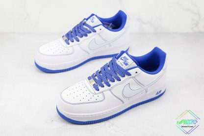 Air Force 1 Low Nike White Blue Stitching overall