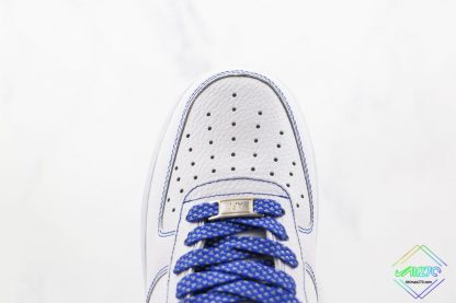 Air Force 1 Low Nike White Blue Stitching vamp