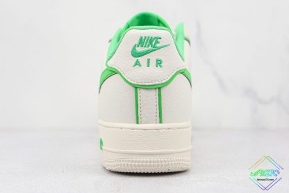 Air Force 1 Low Nike White Candy Green heel