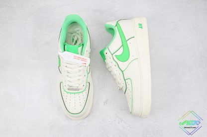 Air Force 1 Low Nike White Candy Green tongue