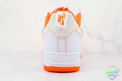 Air Force 1 Low Nike White Orange back tab