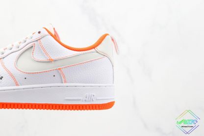 Air Force 1 Low Nike White Orange side