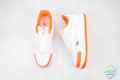 Air Force 1 Low Nike White Orange tongue