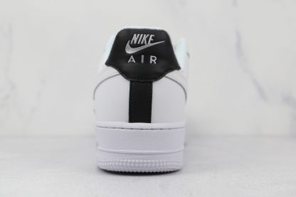 Air Force 1 Lows PRM White Black-Metallic Silver heel