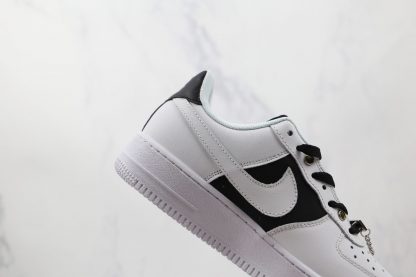 Air Force 1 Lows PRM White Black-Metallic Silver lateral side