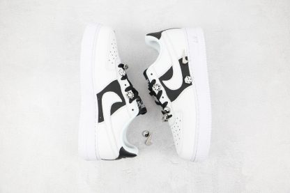 Air Force 1 Lows PRM White Black-Metallic Silver swoosh