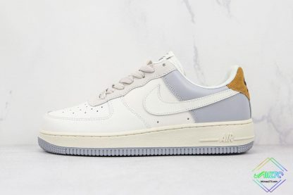 Air Force 1 Nike White Grey Brown