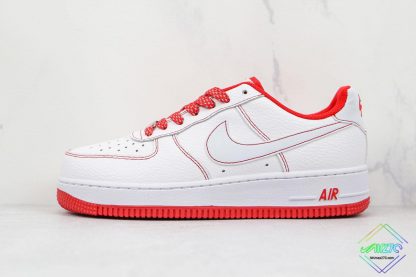 Air Force 1 Nike White and Orange Stitching