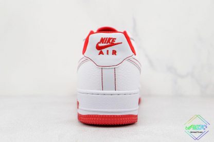 Air Force 1 Nike White and Orange Stitching back heel