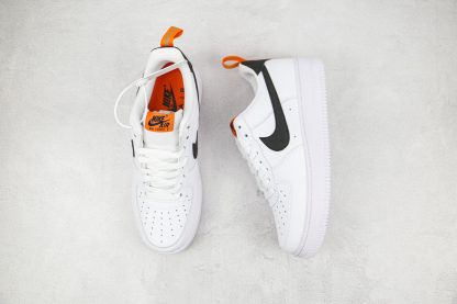 Air Force 1 Pivot Point White Orange tongue