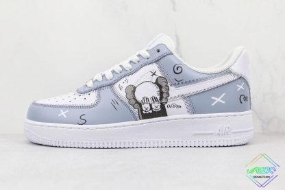 Kaws Nike Air Force 1 Sky blue White