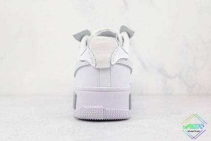 Nike Air Force 1 Fontanka White Silver heel